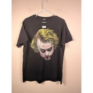 Vintage 2008 The Dark Knight Joker Shirt Medium‎ Heath Ledger Batman Movie Promo